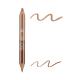 crayon Duo Fard Et Liner Bronze Cuivré / Beige Doré - Certifié Bio