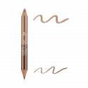 Crayon Duo Fard Et Liner Bronze Cuivré / Beige Doré - Certifié Bio