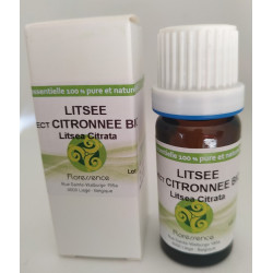 Huile Essentielle Litsée Citronnée Bio (Verveine Exotique ) 10 ml