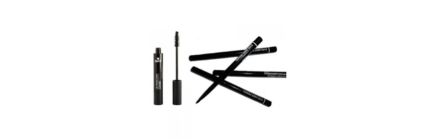 Mascara, crayon & eyeliner